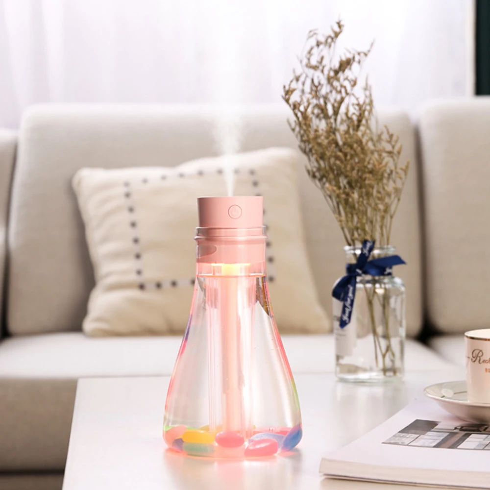 400 мл светодиодный светильник воздуха ультразвуковой увлажнитель для дома