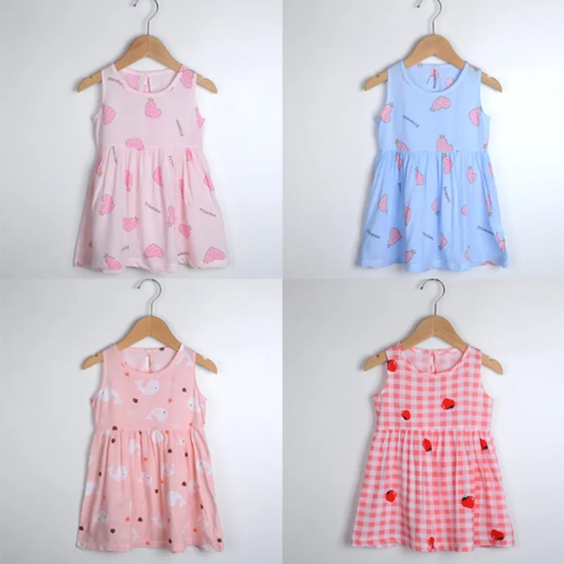 

Girls Dress Sleeveless Kids Clothes Summer Children Clothing Girl Clothes Ball Gown Dresses