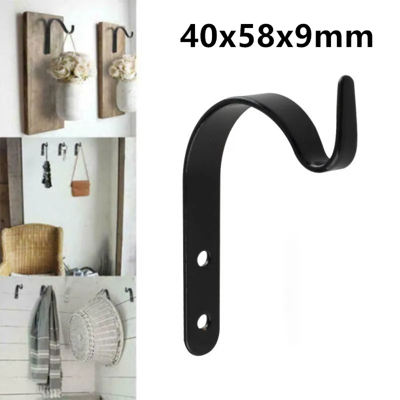 

Iron Hooks Multifunction Garden Wall Light Hanging Flower Plant Pot Basket Planter Lantern Hanger Hook Balcony Yard Decor Hook