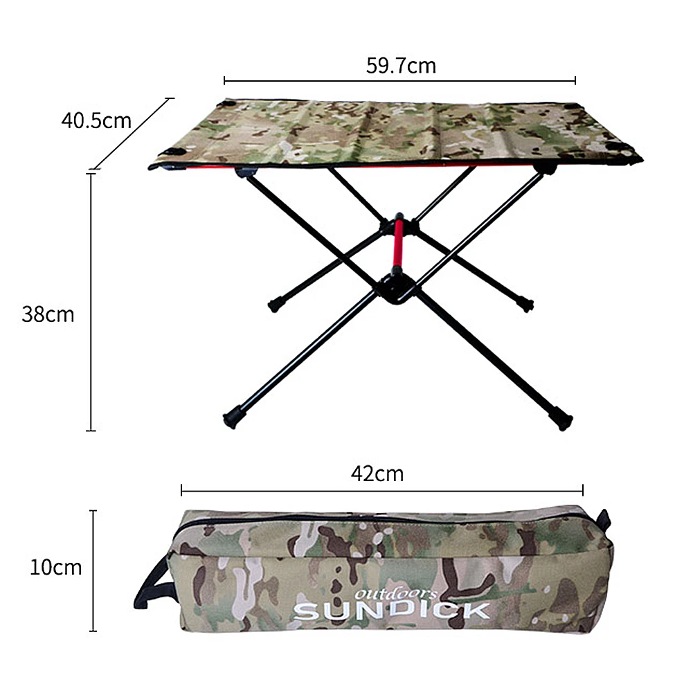 

Ultra Light Foldable Camping Table Aluminum Alloy Outdoor Furniture Dinner Desk for Family Party BBQ Picnic Folding Desk
