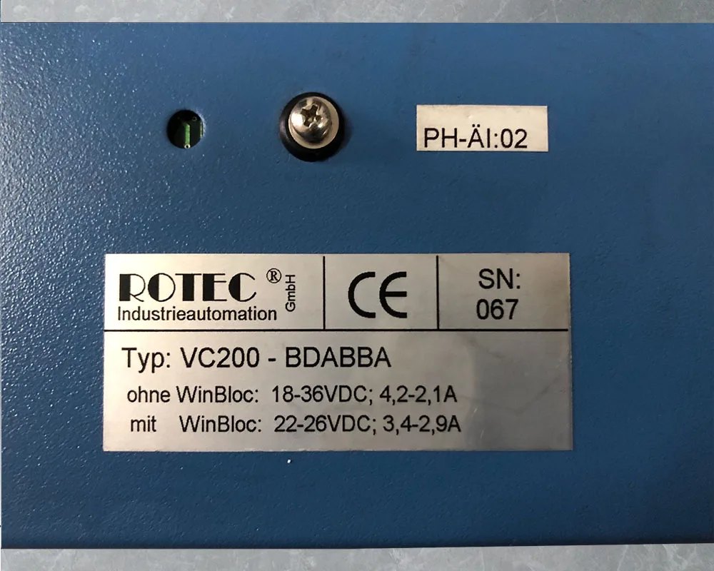 Контроллер ROTEC VC200 BDABBA SPOT STOCK б/у в хорошем состоянии пожалуйста спросите|Драйвер