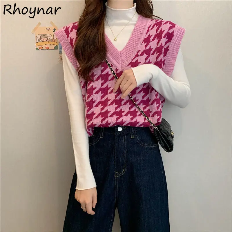 

Женский свитер-жилет с V-образным вырезом, без рукавов