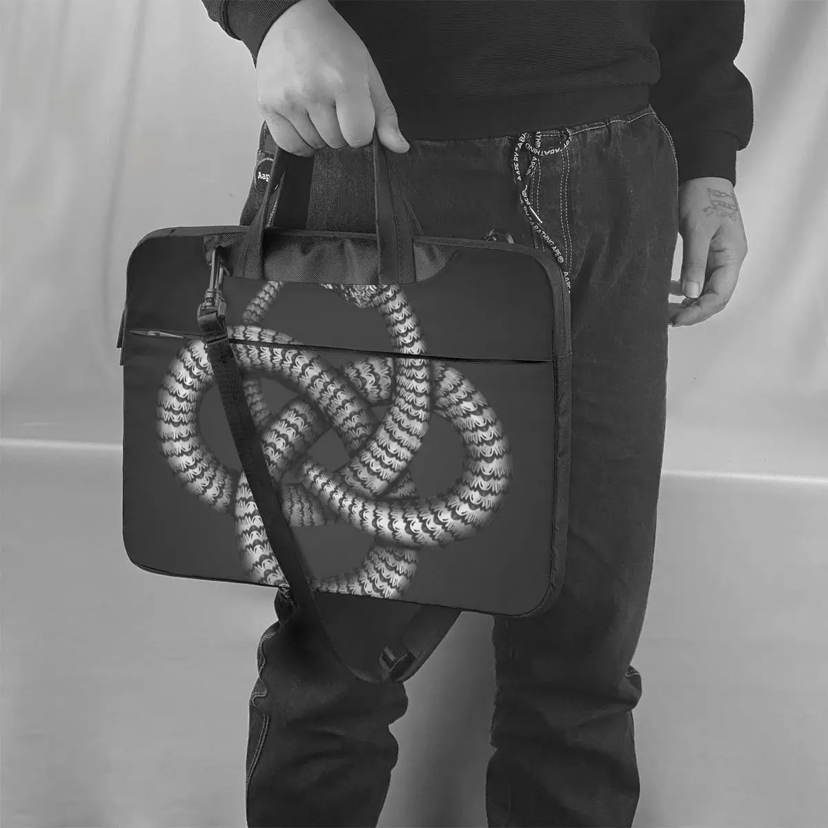 

Serpent Laptop Bag Case Bike With Handle Computer Bag Carry Kawaii Laptop Pouch