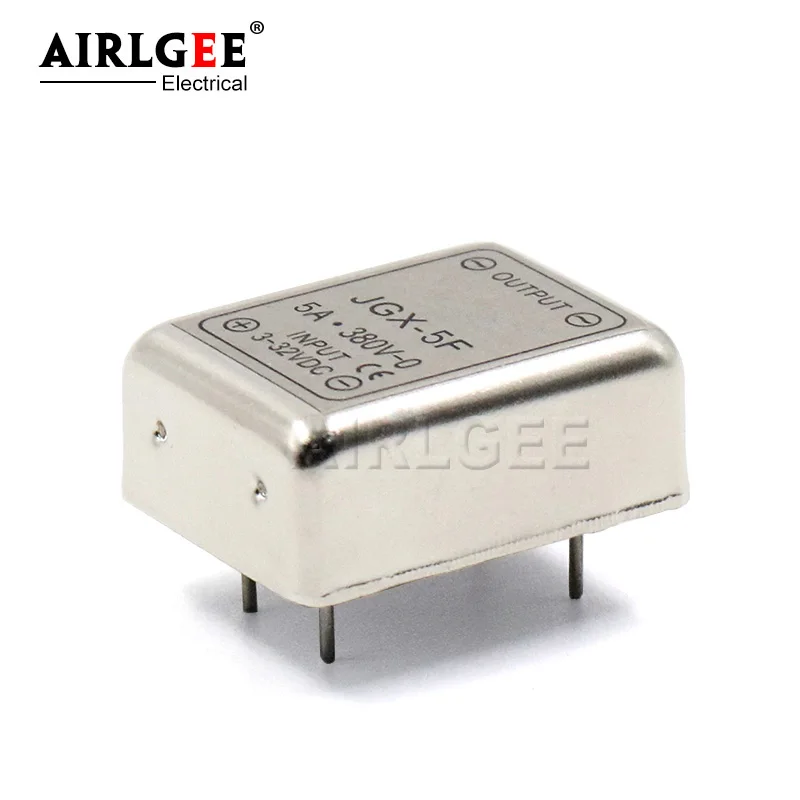 JGX 5F DC 3 32V to AC 380V 5A прямоугольное Однофазное твердотельное реле|Реле| |