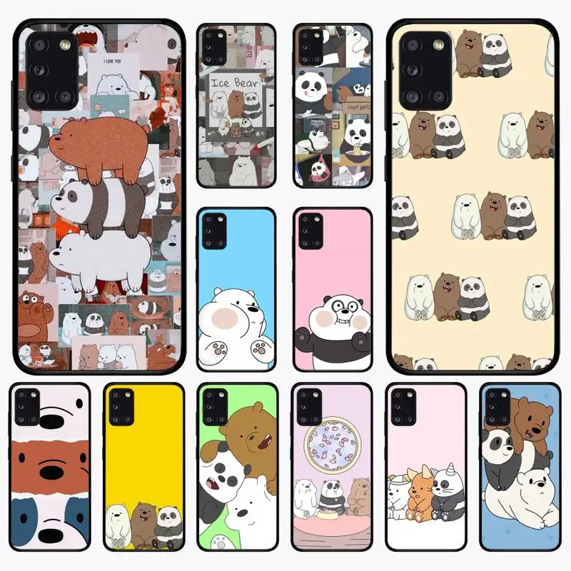 

Cartoon Funny Bear Phone Case for Samsung A 51 30s 71 21s 10 70 31 52 12 30 40 32 11 20e 20s 01 02s 72 cover