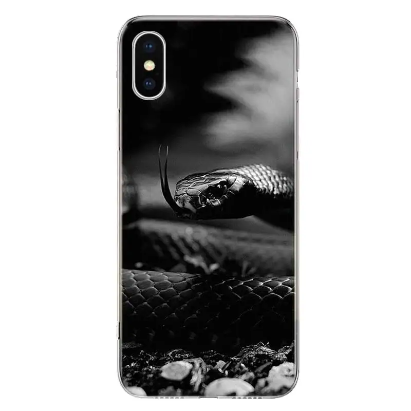 Animal Leather Snake Scales Phone Case For Apple iphone 13 12 11 Pro Max SE 2020 X XS XR 7 8 6 6S Plus Soft Cover Coque Fundas images - 6