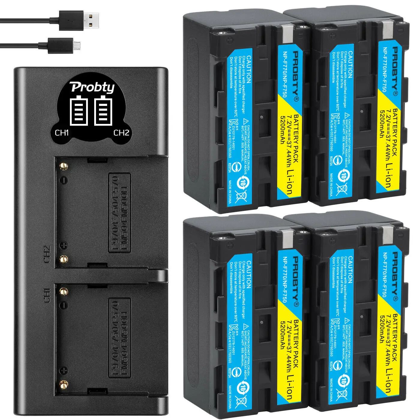 5200 мА/ч NP F770 F750 np f750 NPF770 750 Батарея + светодиодный USB Зарядное устройство для Sony F550