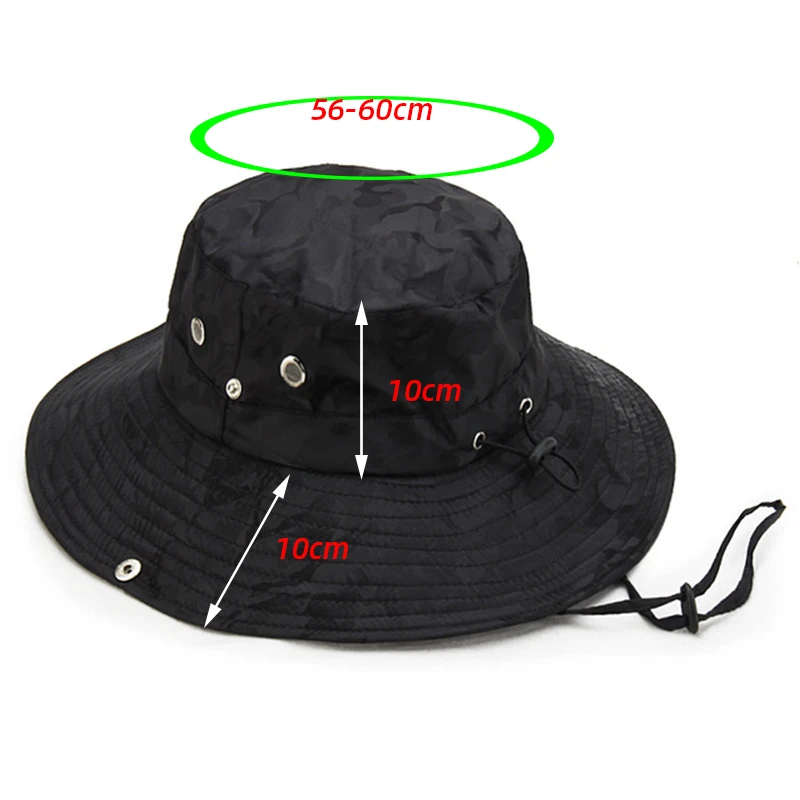 Outdoor Sports Men &amp Women's Fishing Hat Camouflage Bucket Fisherman Camo Jungle Bush Hats Boonie Military Unisex Visor Caps | Спорт и
