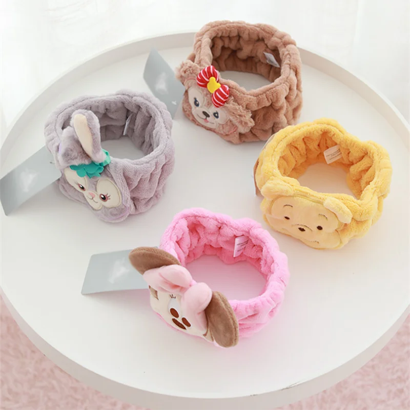 Повязка на голову плюшевая с изображением Минни Винни Пуха Дамбо поросят| |