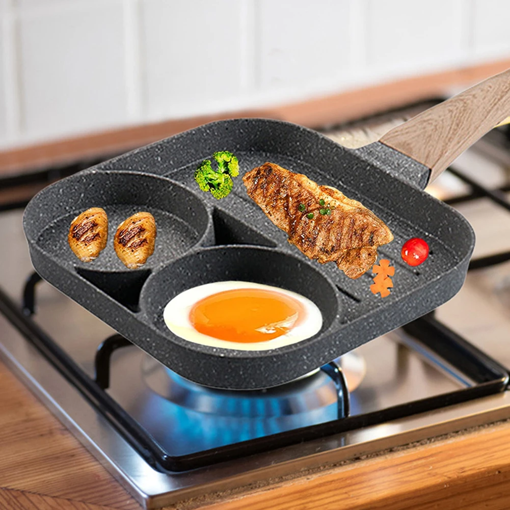

3-in-1 non stick frying pan crepe maker pan cooking wok pot korean cookware breakfast egg pan skillet kitchen utensils