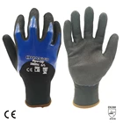 Hanvo нейлонспандекс с 34 синим матовым нитриловым покрытием для мужчин женщин мужчин 15 Калибр защитные рабочие перчатки