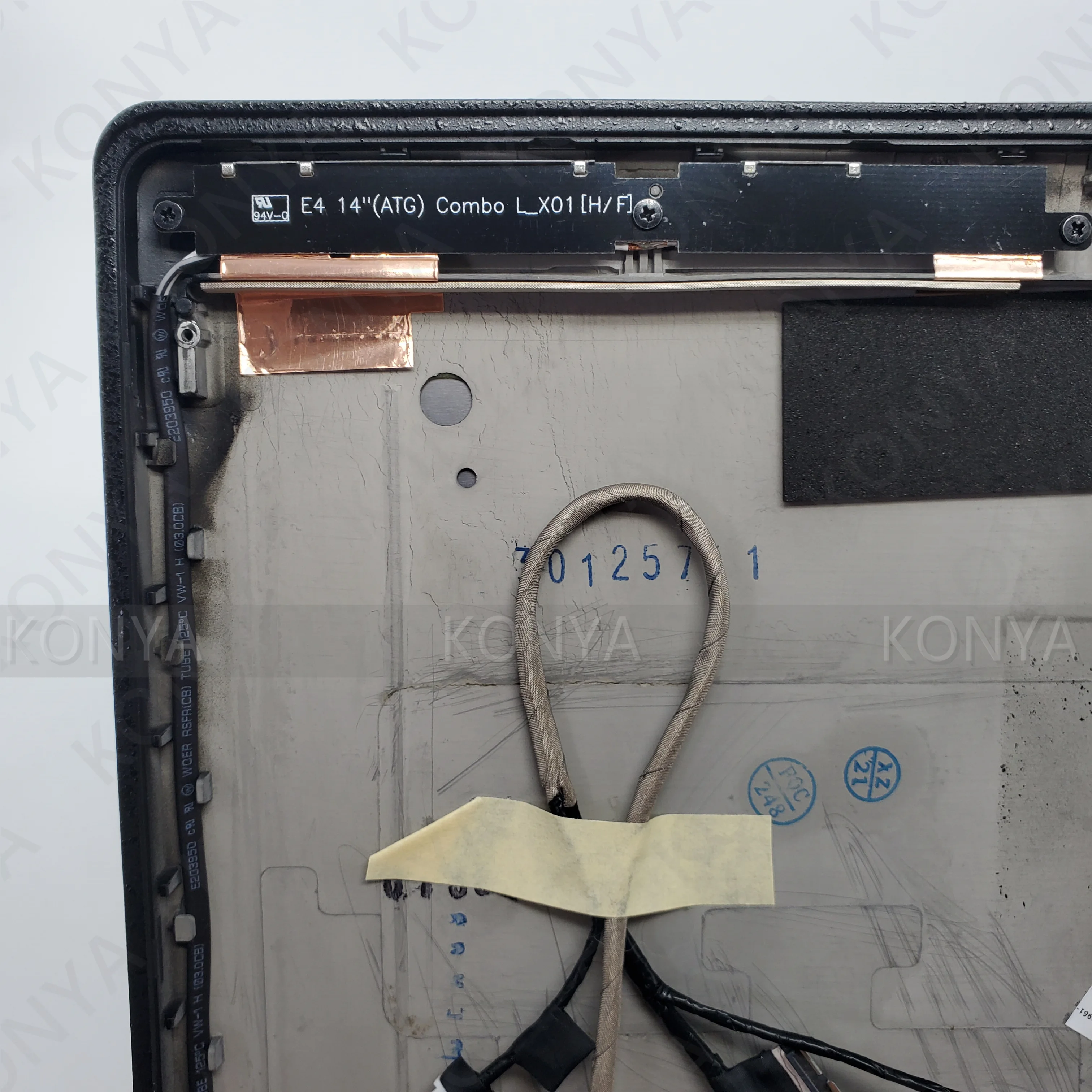 Новинка оригинальная задняя крышка для ЖК-дисплея Dell Latitude E6430 ATG с петлями кабеля