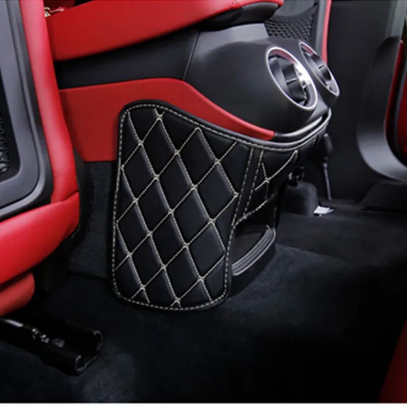 

QHCP For Alfa Romeo Stelvio Car Rear Seat Anti-Kick Pad Children Rear Seats Armrest Interior Decoration Protection Mats