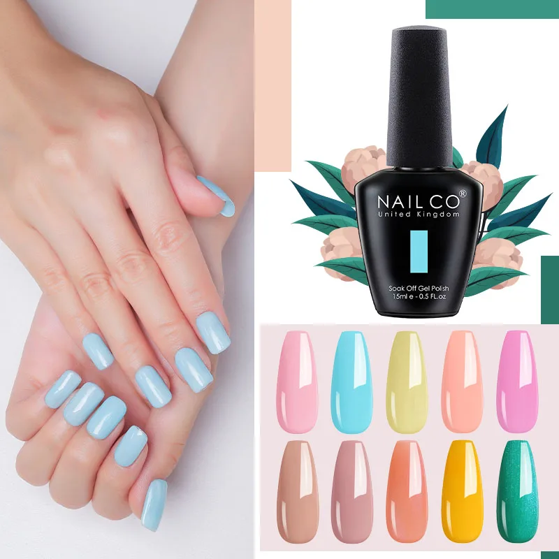Полупостоянный УФ-лак NAILCO 131 цветов Гель-лак для ногтей дизайна искусственного