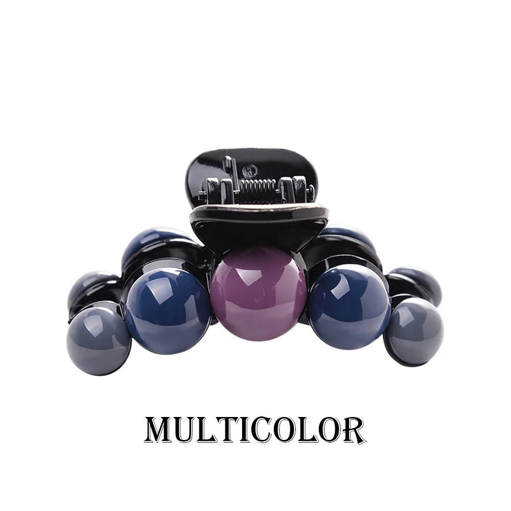 2-multicolor 1 шт. новые модные женские волосы когти-шпильки для девочек трендовые хрустальные крабы Когти Волосы кулон с зажимами элегантные аксессуары для волос - Окраска металла: 2-multicolor