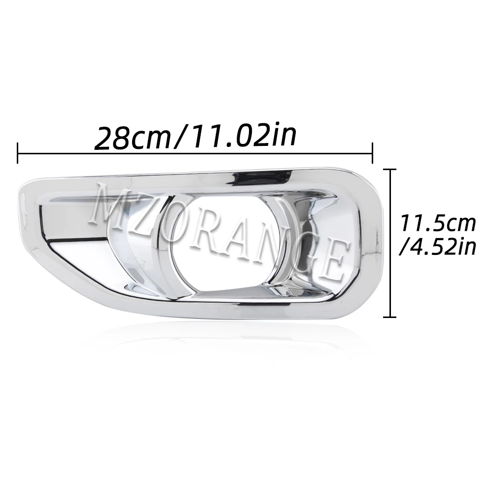 

Car Fog Light Lamp Cover Sticker for Jeep Wrangler JL Sahara 2018-2021 headlight trim frame Accessories body kit Decoration