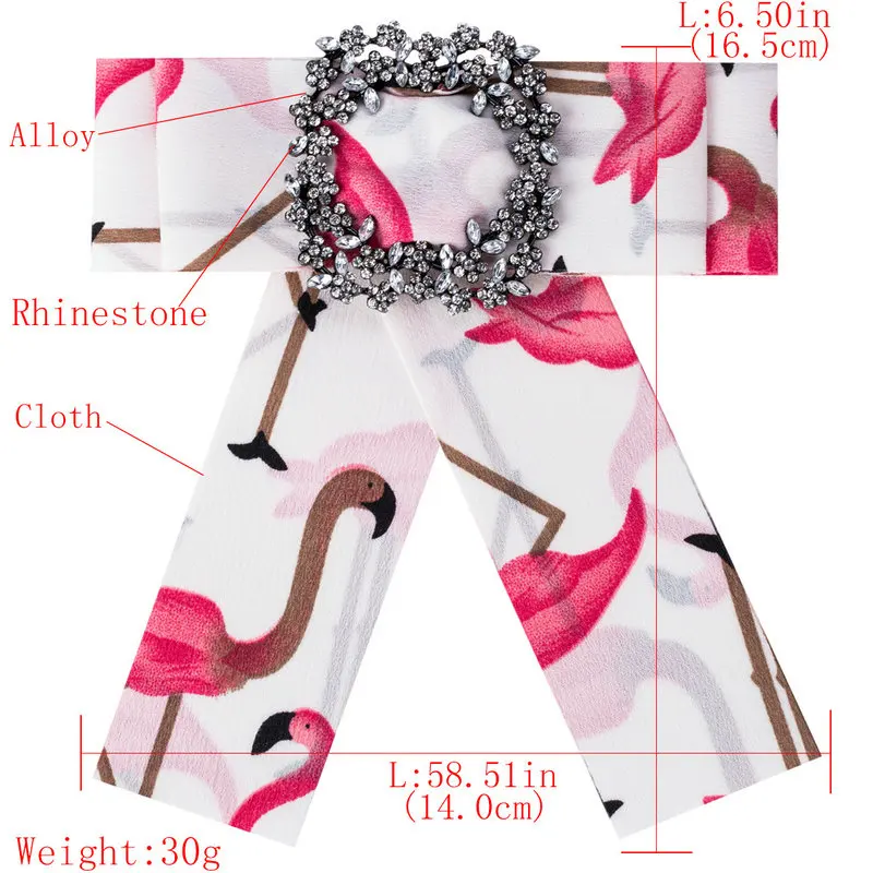 Новые тканевые Броши с принтом и галстуком бабочкой модная брошь бантом булавки