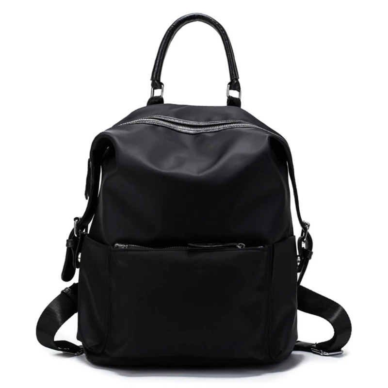 

Unisex Black Backpack Women Men Handbag Shoulder Bag 14in Laptop Backpack for Travel School Work