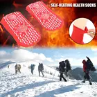 Самонагревающиеся магнитные носки для женщин и мужчин, помогают теплым и холодным ногам, Комфортные зимние теплые массажные носки с подогревом для здоровья