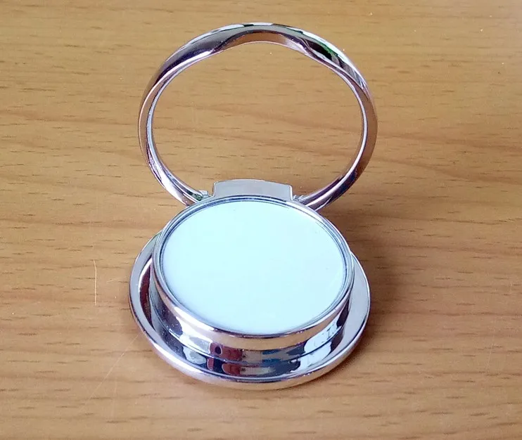 Silver 10 шт./лот, металлическое кольцо на палец, подставка для мобильного телефона, смартфона, держатель для сублимационной печати чернил - Цвет: Silver