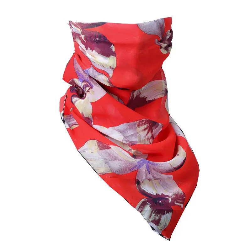 

Spring Fashion Thin Style Luxury High Quality Twill Silk Scarf Mulberry Silk Fashion Ladies Headband Scarf