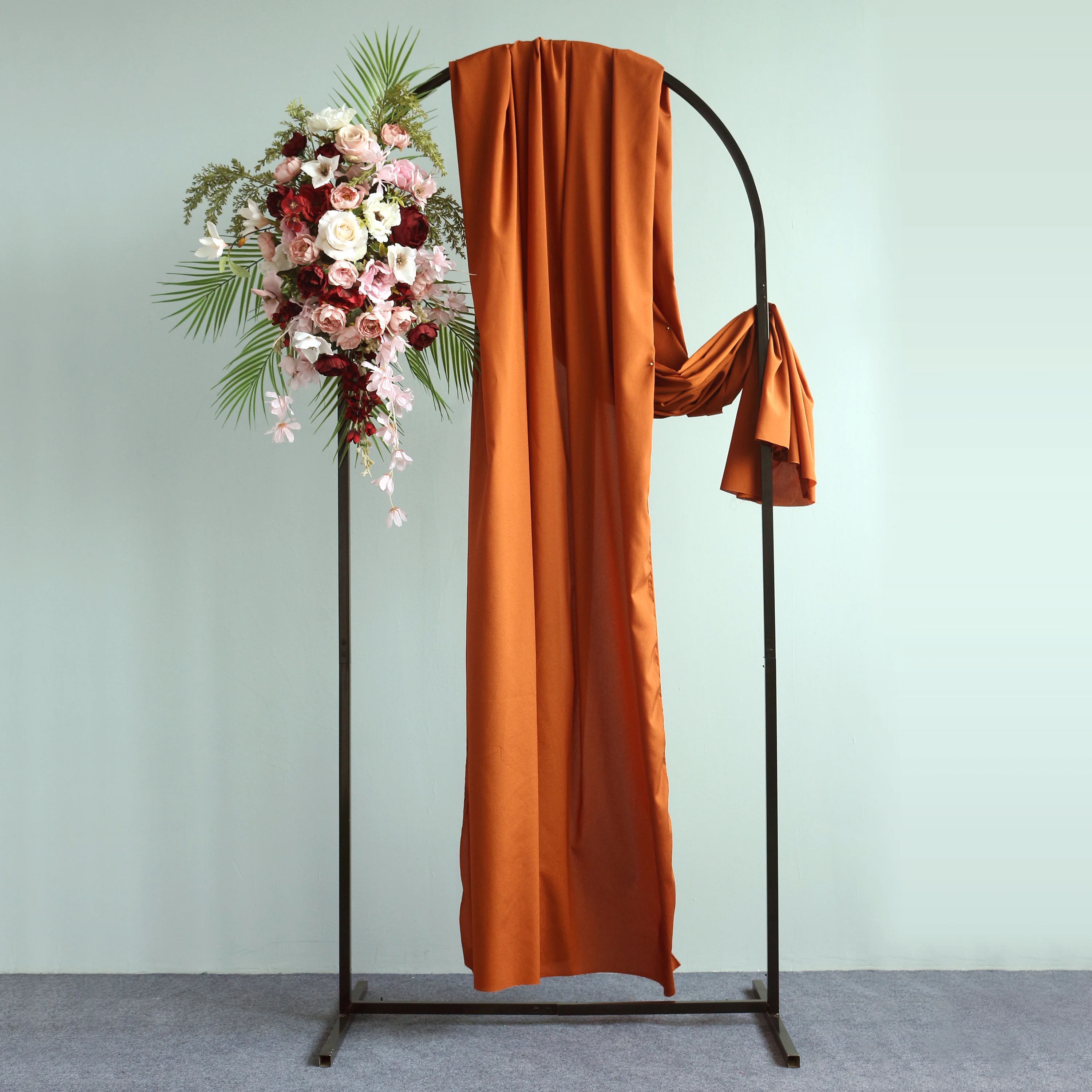 

Wedding Arch Background Props Black Flower Arch Outdoor flower Stand Celebration Scene Decoration