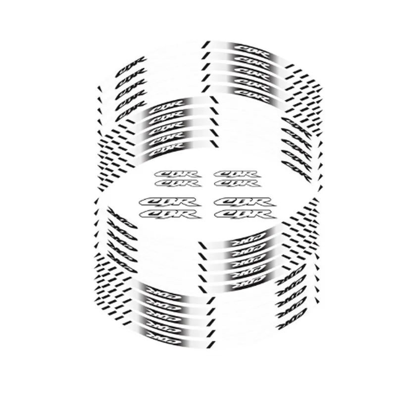 4 цвета универсальные светоотражающие наклейки на колеса мотоцикла HONDA CBR |