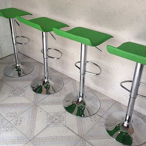 Новые Регулируемые поворотные барные стулья из синтетической кожи