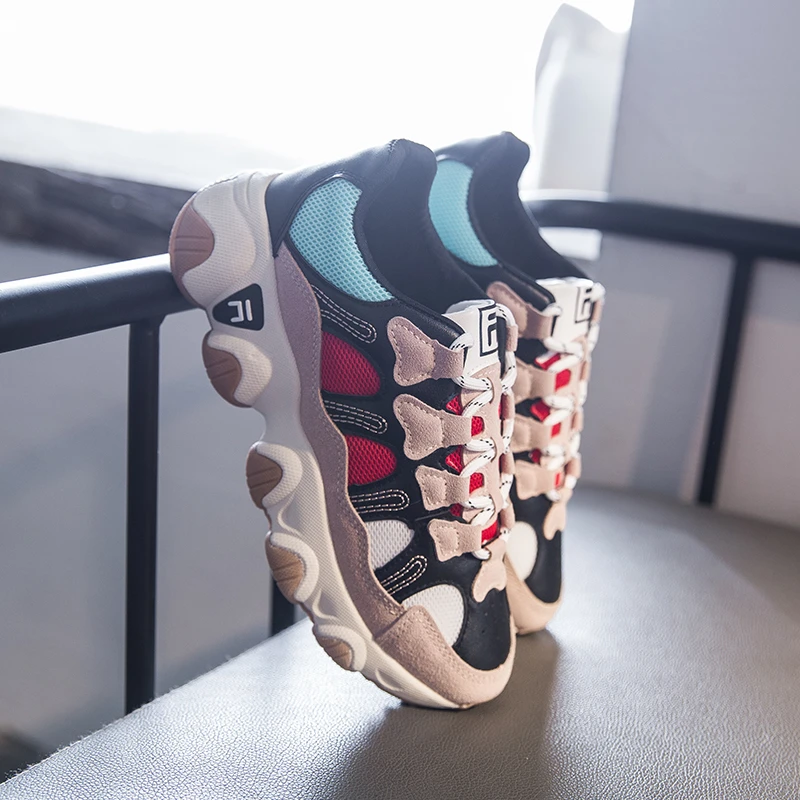 Женские массивные кроссовки на платформе дизайнерская корейская мода женские