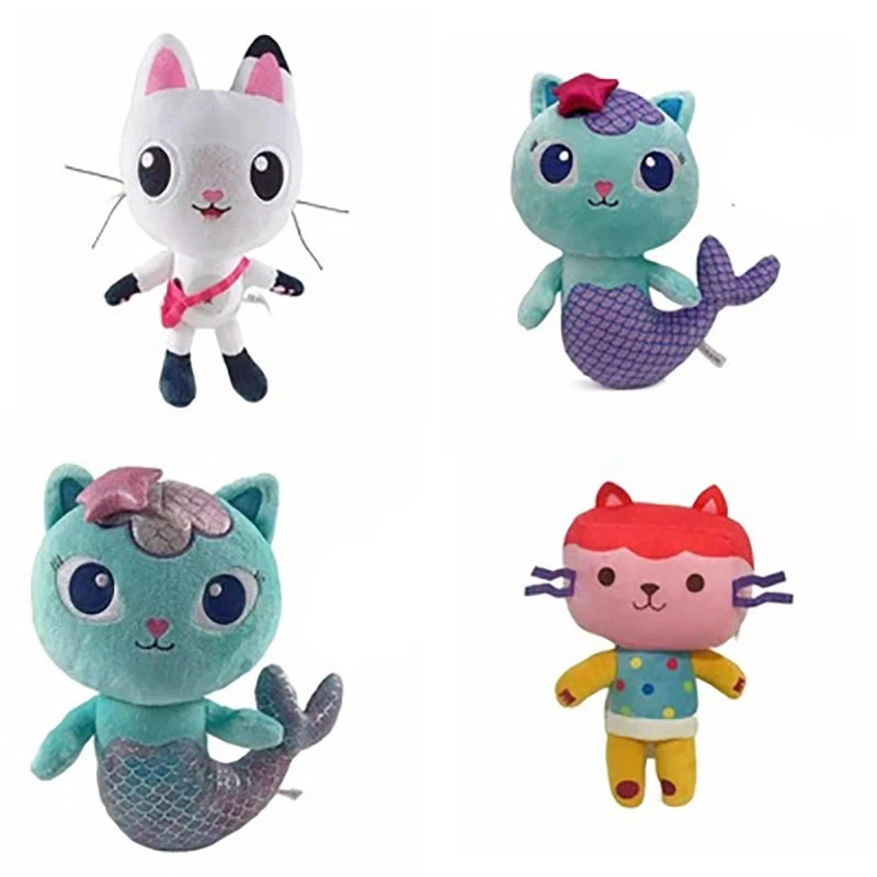

Kawaii Gabby Cats Plush Doll Cartoon Anime Plush Toy Cute Cat Doll Baby Sleep Soothing Toy Birthday Gift for Boys