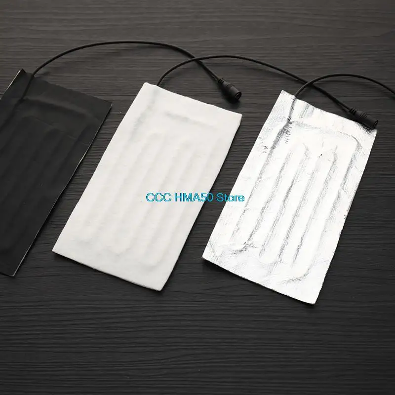 

10*20CM USB Warm Paste Pads Fast-Heating Carbon Fiber Heating Pad Safe Heating Warmer Pad For Cloth Vest Jacket Shoes Socks 1 Pc