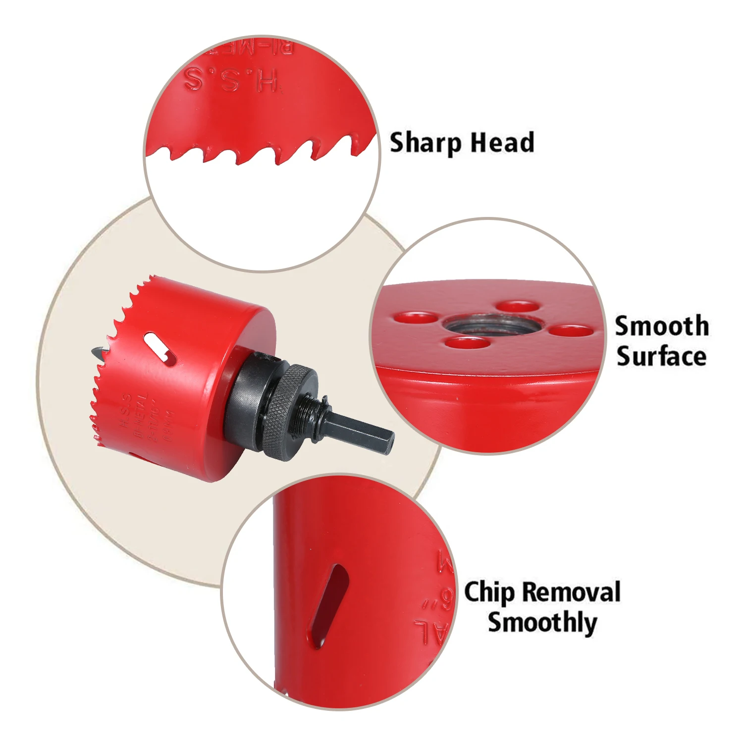 

68mm Bi-Metal and Hole Saw Set for Tiles Marble Glass Ceramic Hole Opener HSS Steel Drill Bit for Aluminum Iron Stainless Steel