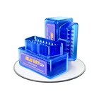 Автомобильные диагностические инструменты OBD2 ELM 327 Bluetooth-совместимый ELM327 OBDII  OBD V2.1 v1.5 Автомобильный сканер инструмент считыватель работает на Android