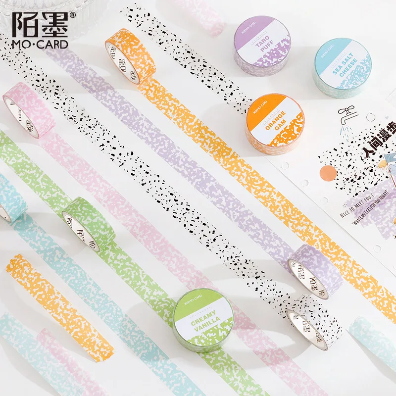 

Color Dot Series Washi Masking Tape Seal Stickers Stationery Decorative Adhesive Tape for Crafts Journals Planners Scrapbooking