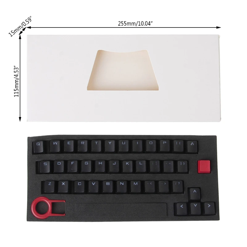 PBT 37 ключей двойной выстрел просвечивающие с подсветкой колпачки для механической клавиатуры AXYF
