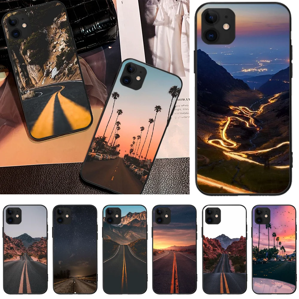 BaweiTE горный шоссе Обои DIY чехол для телефона с рисунком iPhone 5C 6 6S 7 8 plus X XS XR MAX 11 pro Pro