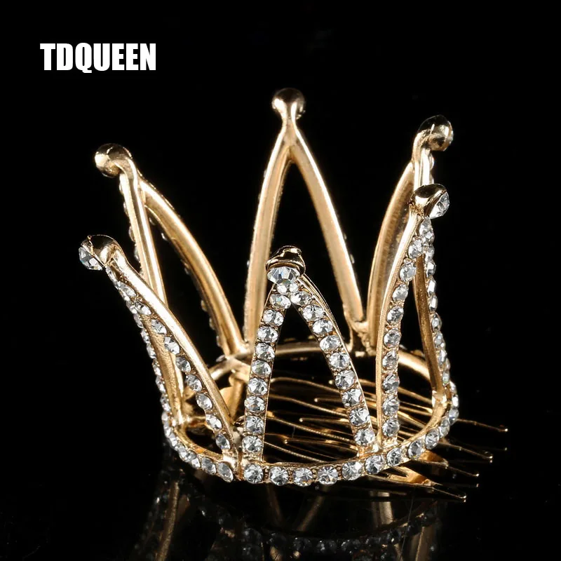 Диадемы и короны TDQUEEN ярких цветов для детей девочек мини круглые украшения волос