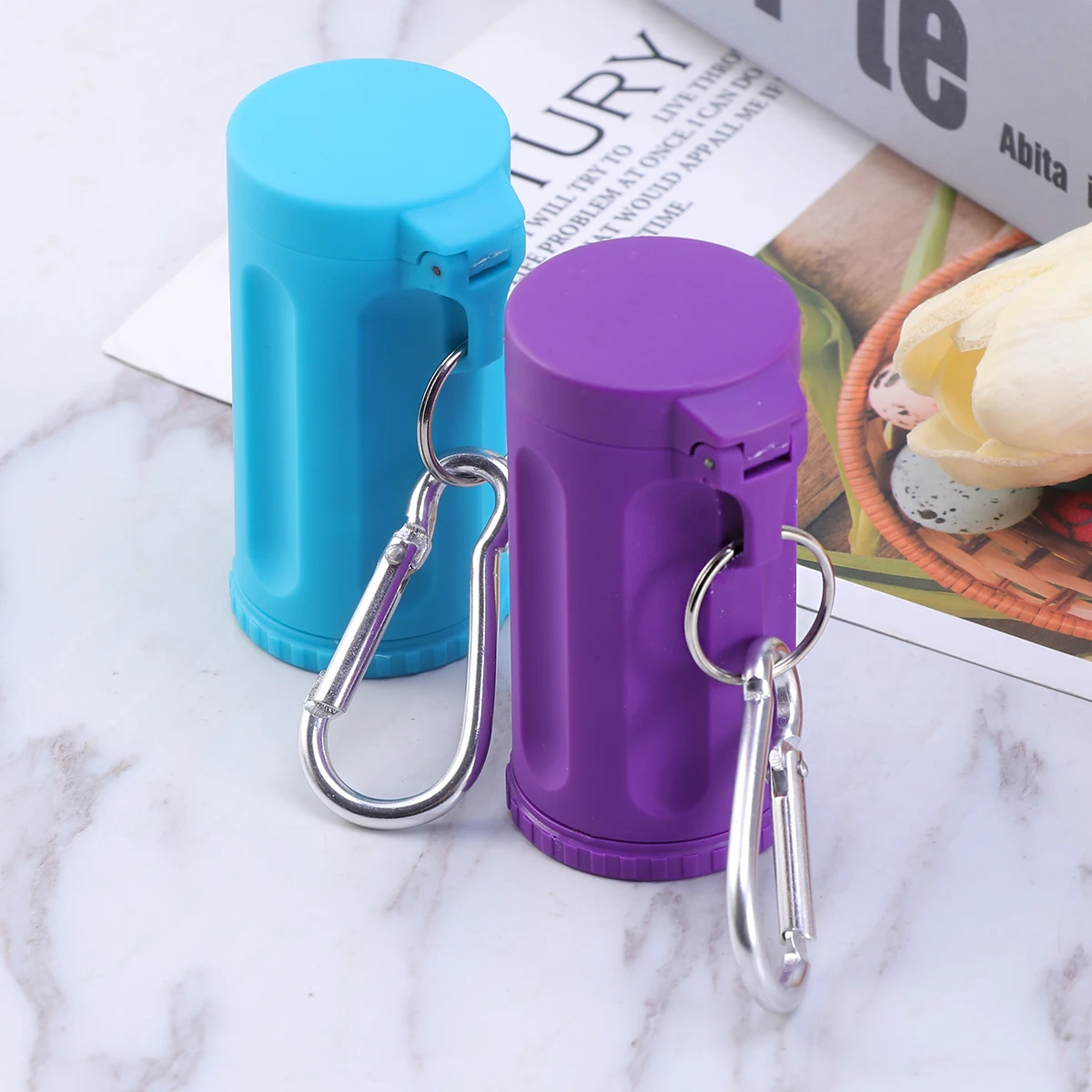 Портативная Мини-пепельница карамельного цвета карманная огнестойкая