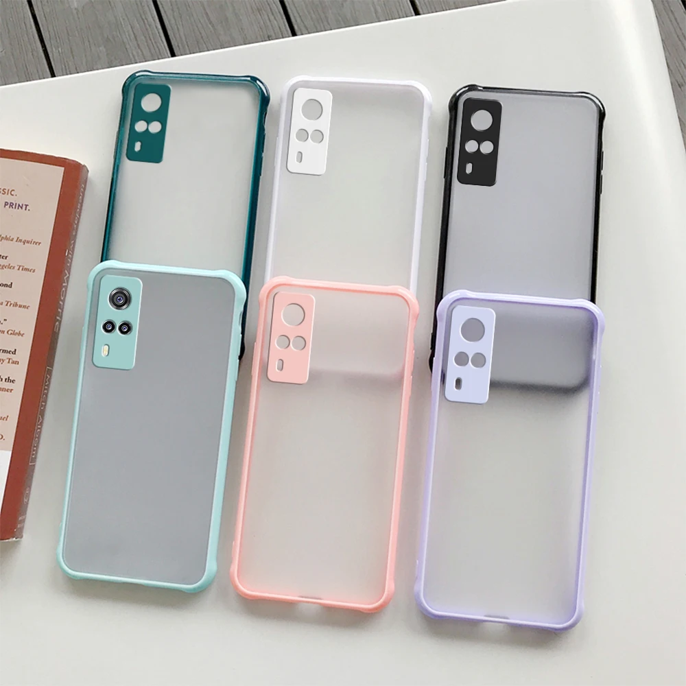 

Цветной матовый Силиконовый чехол для Vivo Y31 y 31 Y30 Y20 Y20i Y20S Y50 Y51 Indian V20 pro V20se защитные задние крышки для камеры