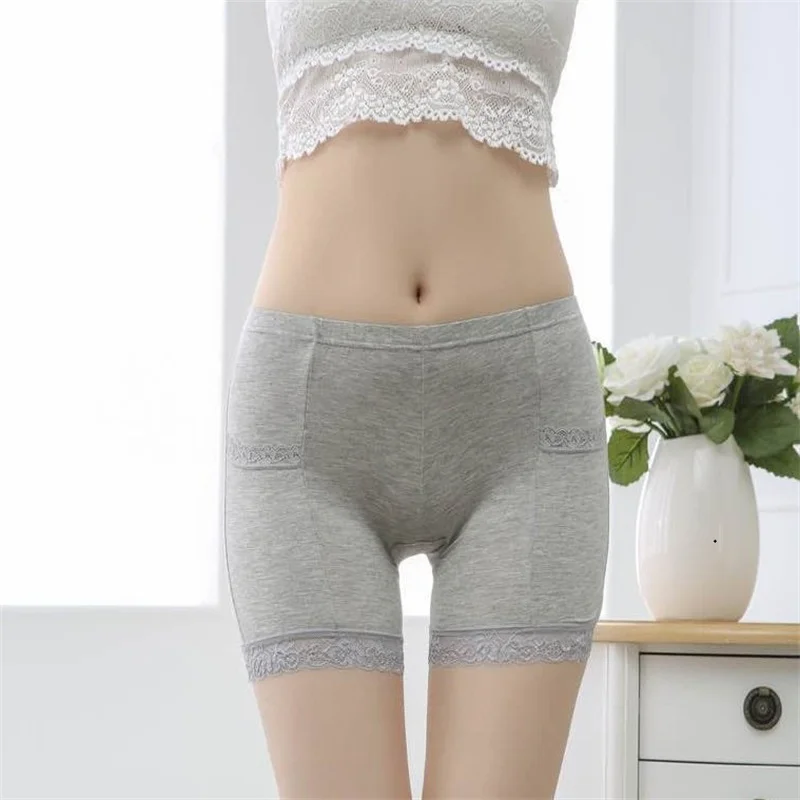 

Women's Skirt High Waist Shorts Boxer Panties Safety Briefs with pockets Boyshort Underpants Tights Slim Lingeries Short Pants