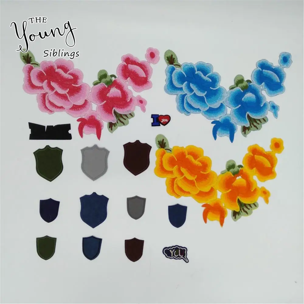 Модный мультфильм DIY термоклей значки вышивка аппликация Утюг на одежду шитье