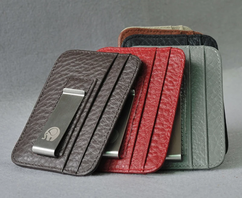 Роскошный брендовый кошелек унисекс из качественной кожи кофейного цвета модный