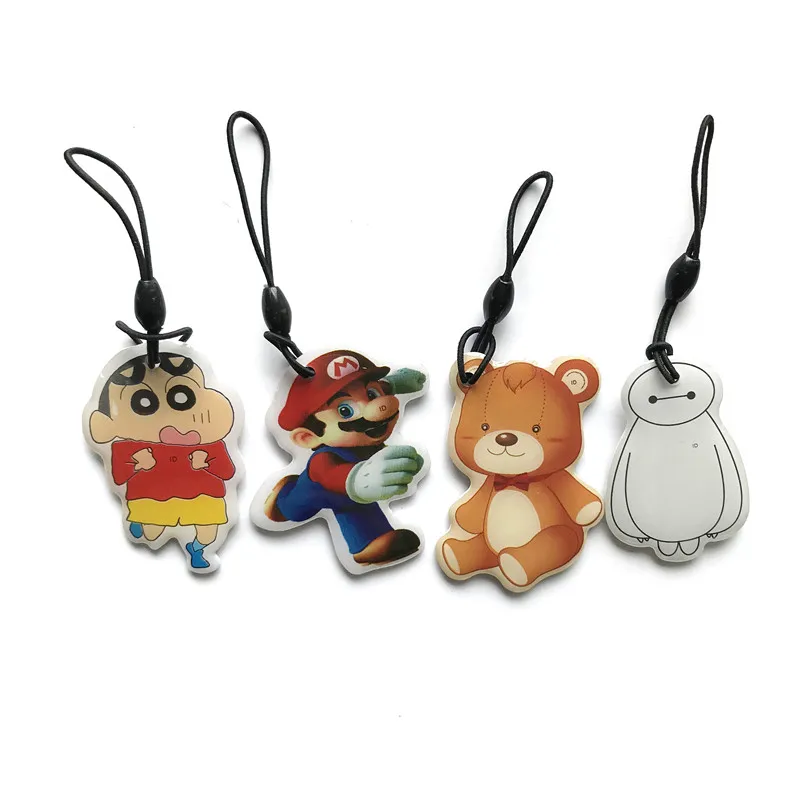 125 кГц перезаписываемые изменяемые брелки для ключей Rfid кольцевая маркерная