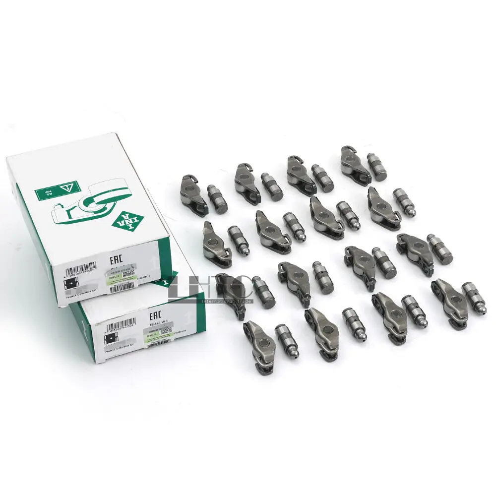 

16pcs / Lot OEM INA Hydraulic Lifters Tappets Rocker Arms Set For VW GTI AUDI A4 2.0 FSI TFSI EA113 2.5 (06E109417F)