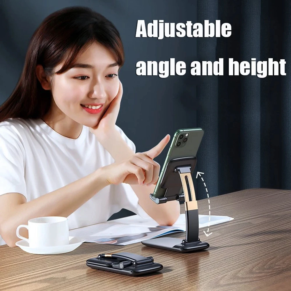 caseier universal adjustable phone holder stand for iphone 12 pro max ipad laptop tablet foldable mobile cell phone desk holder free global shipping