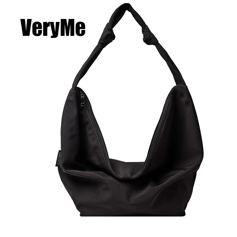 

VeryMe 2020 New Canvas Totes Bags Women Casual Wild Ladies Handbags Solid Color Shoulder Women Bag Simple Female Messenger Bag