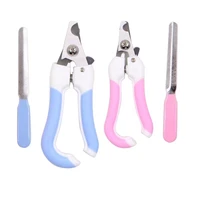 professional pet cat dog nail clipper cutter with sickle stainless steel grooming scissors for pet claws supplies