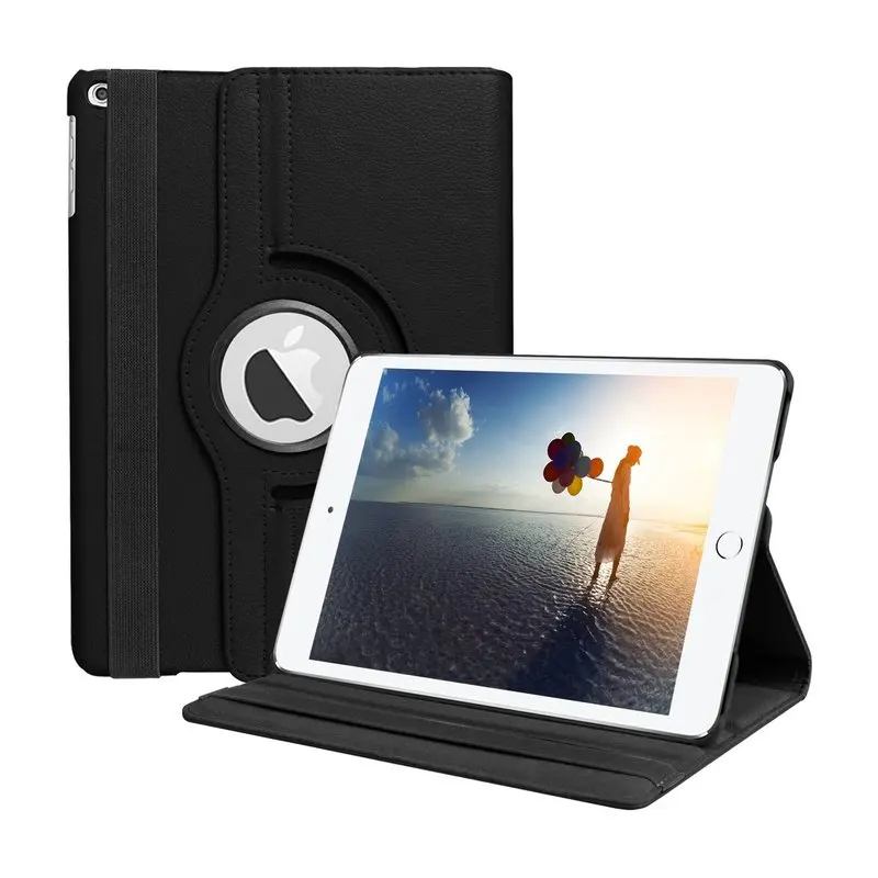 Чехол подставка из экокожи для iPad 2017 9 7 дюйма с поворотом на 360 градусов|Чехлы