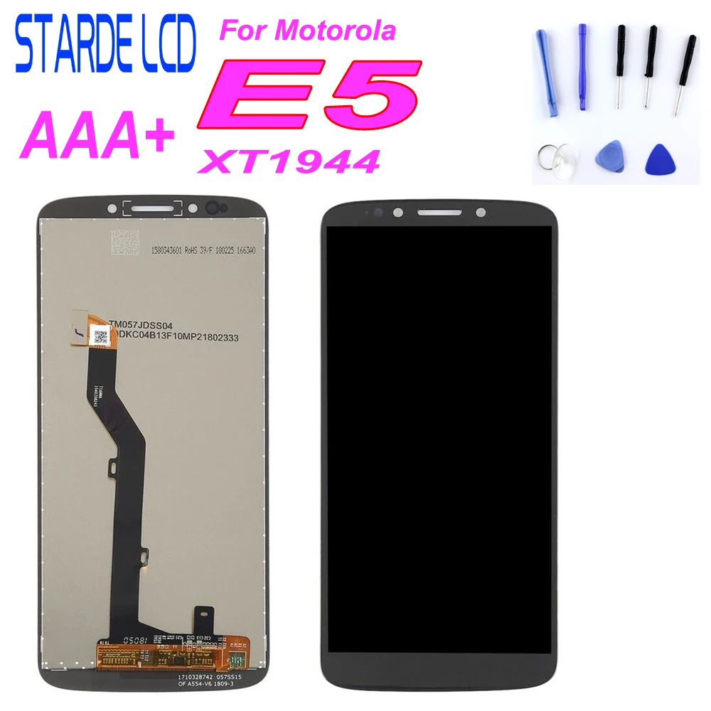 Starde с ЖК дисплеем для Motorola E5 XT1944 дисплей сенсорным экраном Экран планшета