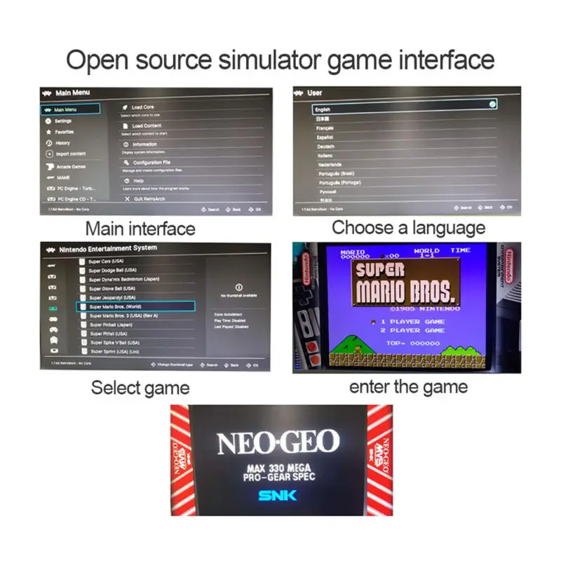 Game Extended Stick 64GB 5000 Built-in Open-source Simulator Games With Hub For PS1 Mini | Электроника